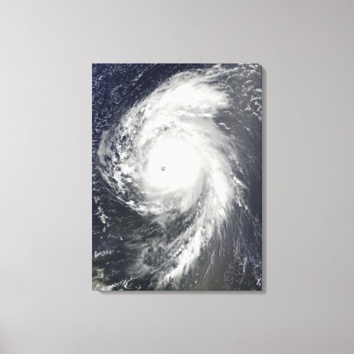 Hurricane Bill off the Lesser Antilles Canvas Print
