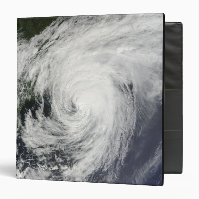 Hurricane Bill over Nova Scotia 3 Ring Binder (Front/Inside)