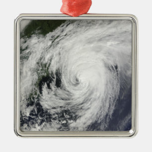 Hurricane Bill over Nova Scotia Metal Ornament