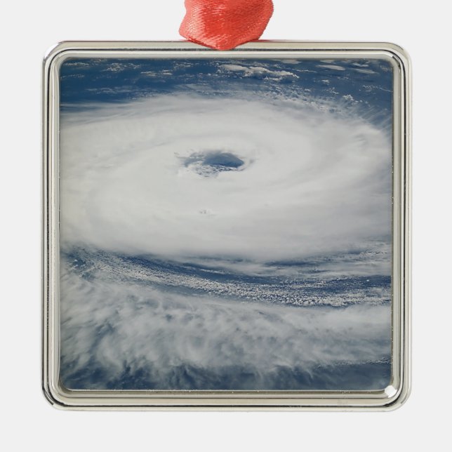 Hurricane Catarina Metal Ornament (Front)