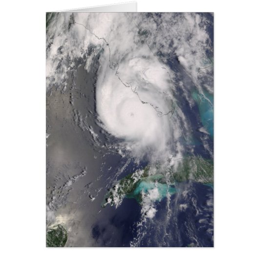 Hurricane Charley Satellite Image, August 13, 2004 Cards (Front)