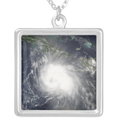 Hurricane Charley Silver Plated Necklace