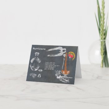 Hurricane Cocktail Card by karenfoleyphoto at Zazzle