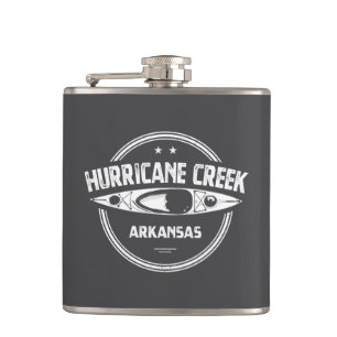 Hurricane Creek Arkansas Kayaking Flask