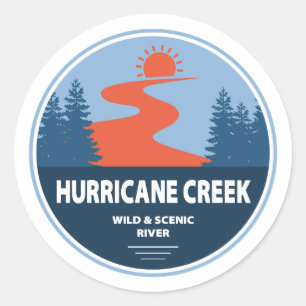 Hurricane Creek Wild And Scenic River Arkansas Classic Round Sticker