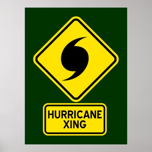 Hurricane Crossing Poster