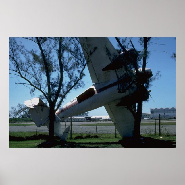 Hurricane damage, Kingston, Jamaica Poster (Front)