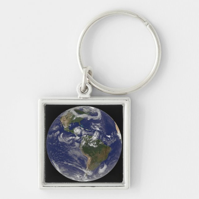 Hurricane Dean Approaches Yucatan Peninsula Keychain (Front)
