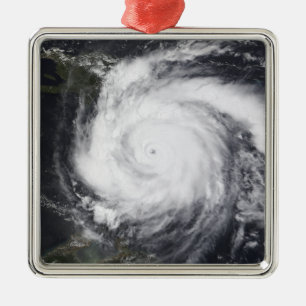 Hurricane Dean in the Atlantic and Carribbean Metal Ornament