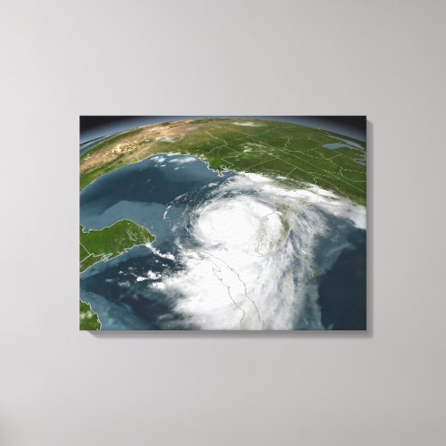 Hurricane Dennis 2 Canvas Print