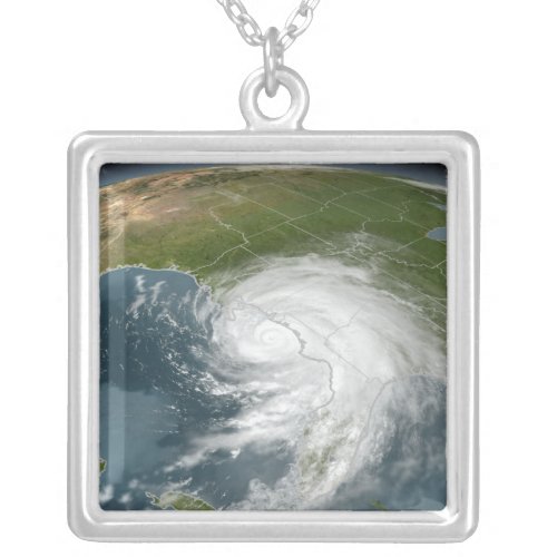 Hurricane Dennis 2 Silver Plated Necklace