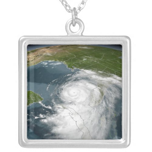 Hurricane Dennis 3 Silver Plated Necklace