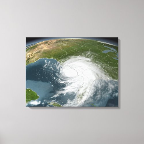 Hurricane Dennis Canvas Print