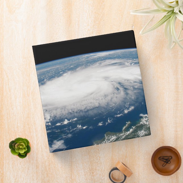 Hurricane Dorian Over The Atlantic Ocean. 3 Ring Binder (In Situ)