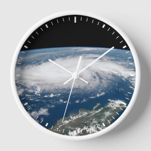Hurricane Dorian Over The Atlantic Ocean Clock