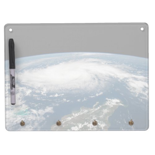 Hurricane Dorian Over The Atlantic Ocean Dry Erase Board With Keychain Holder