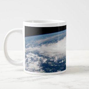 Hurricane Dorian Over The Atlantic Ocean. Giant Coffee Mug