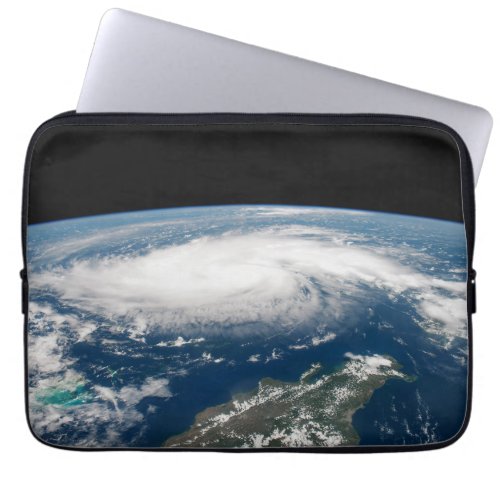 Hurricane Dorian Over The Atlantic Ocean Laptop Sleeve