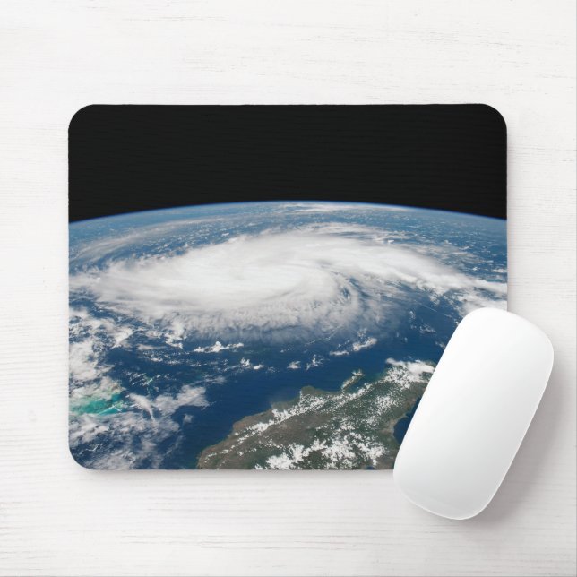 Hurricane Dorian Over The Atlantic Ocean. Mouse Pad (With Mouse)