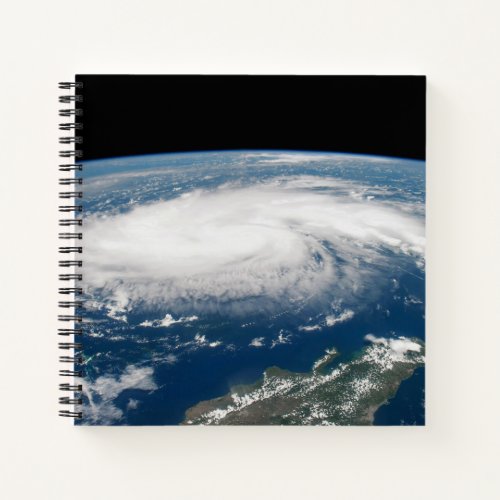 Hurricane Dorian Over The Atlantic Ocean Notebook