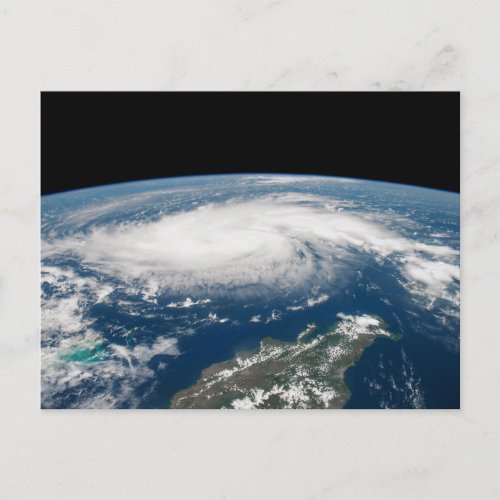 Hurricane Dorian Over The Atlantic Ocean Postcard