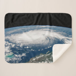 Hurricane Dorian Over The Atlantic Ocean. Sherpa Blanket