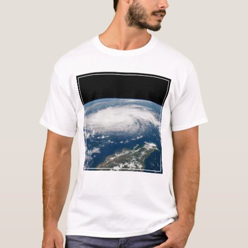 Hurricane Dorian Over The Atlantic Ocean T_Shirt