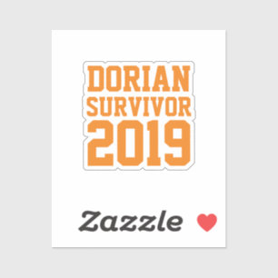 Hurricane Dorian Survivor Sticker