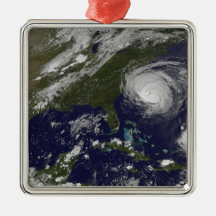 Hurricane Earl 4 Metal Ornament