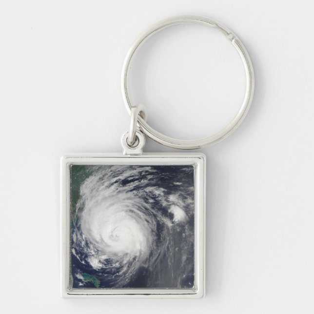Hurricane Earl grazing the North Carolina coast Keychain (Front)