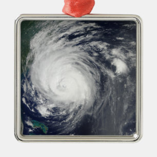 Hurricane Earl grazing the North Carolina coast Metal Ornament