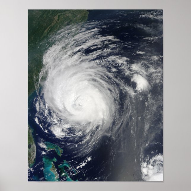 Hurricane Earl grazing the North Carolina coast Poster (Front)