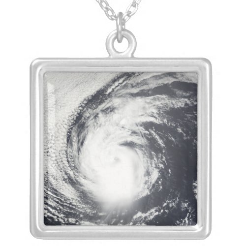 Hurricane Elida 2 Silver Plated Necklace