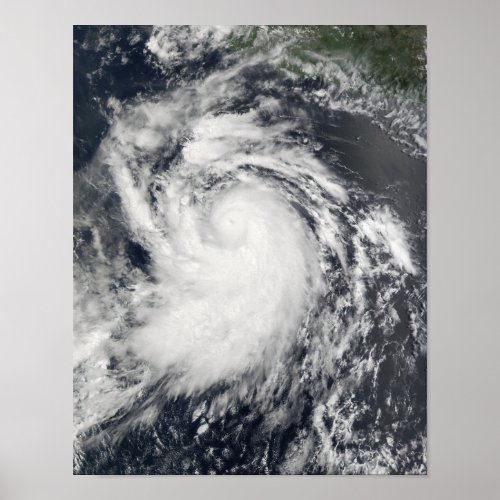 Hurricane Elida Poster
