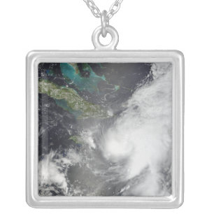 Hurricane Ernesto Silver Plated Necklace