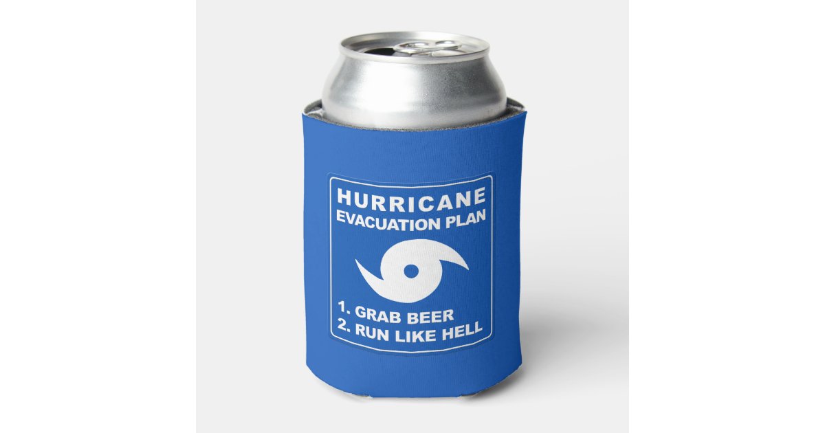 tsunami evacuation sign grab beer