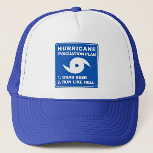 Hurricane Evacuation Plan Trucker Hat
