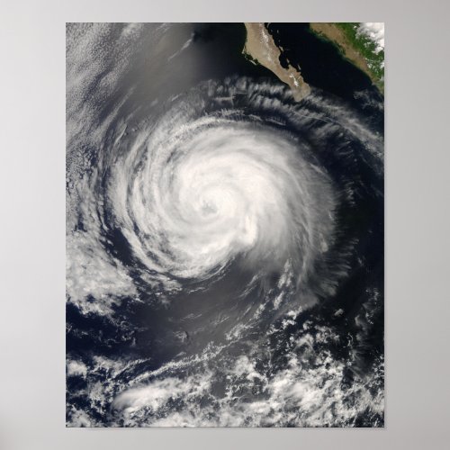 Hurricane Fausto Poster
