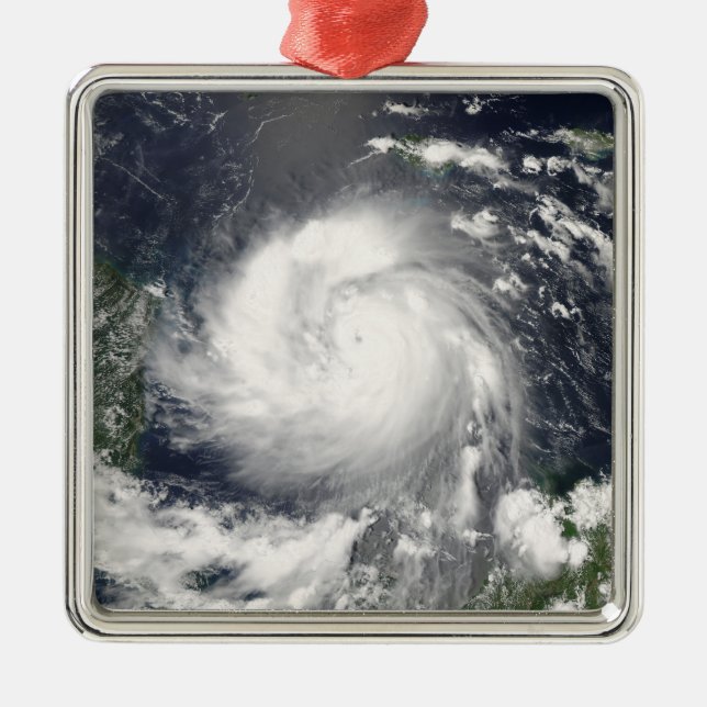 Hurricane Felix Metal Ornament (Front)