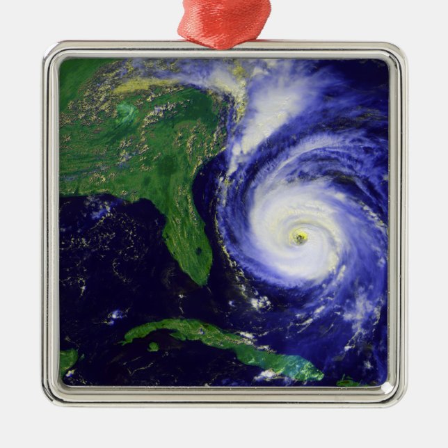 Hurricane Fran Metal Ornament (Front)