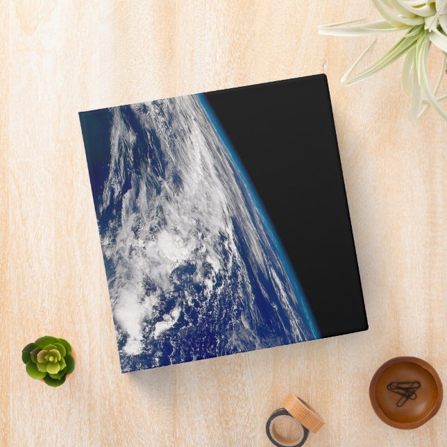 Hurricane Frances On A Partial Earth. 3 Ring Binder (In Situ)