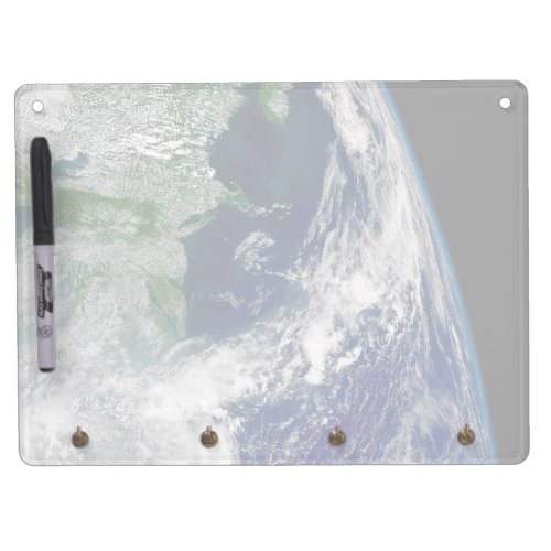 Hurricane Frances On A Partial Earth Dry Erase Board With Keychain Holder