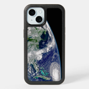 Hurricane Frances On A Partial Earth. iPhone 15 Case