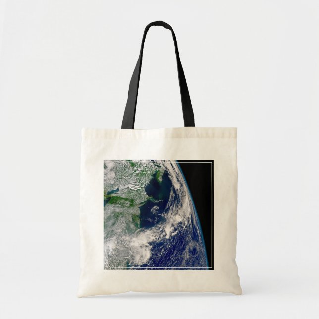 Hurricane Frances On A Partial Earth. Tote Bag (Front)