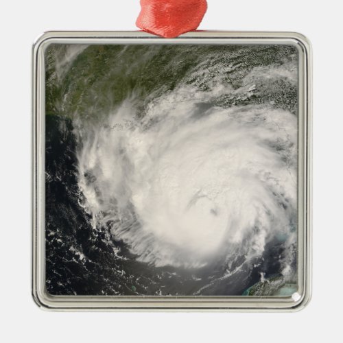 Hurricane Gustav Metal Ornament