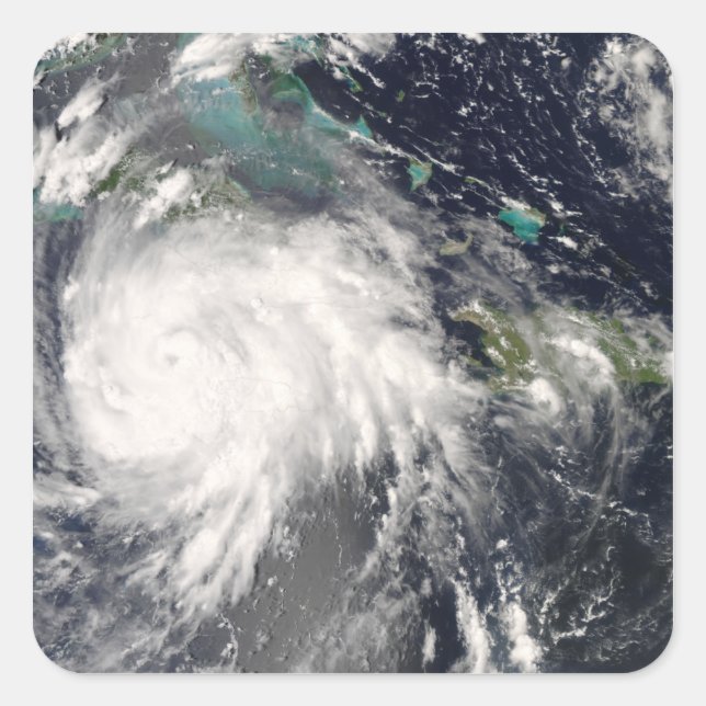 Hurricane Gustav over Jamaica 2 Square Sticker (Front)