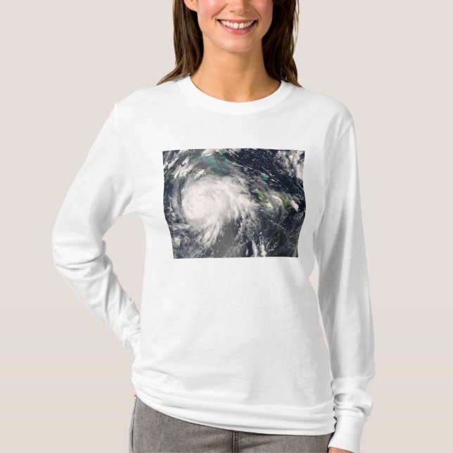 Hurricane Gustav over Jamaica 2 T-Shirt (Front)
