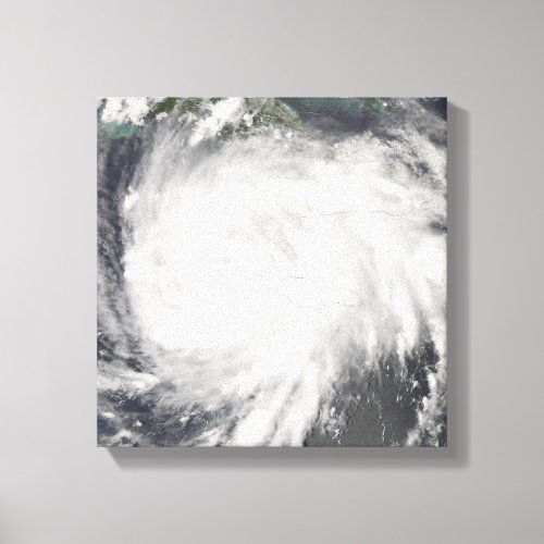 Hurricane Gustav over Jamaica Canvas Print