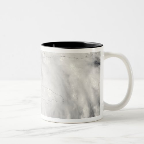 Hurricane Gustav over Jamaica Two_Tone Coffee Mug