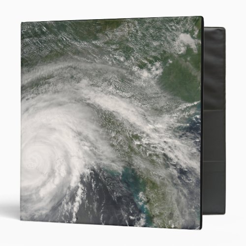 Hurricane Gustav over Louisiana 3 Ring Binder
